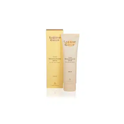 Anna Lotan Liquid Gold apsauginis veido kremas su atspalviu SPF30, 100 ml