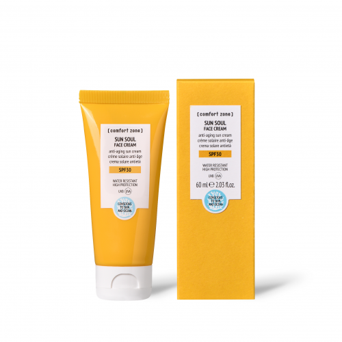 Comfort Zone Sun Soul priešraukšlinis kremas nuo saulės veidui SPF30+, 60ml