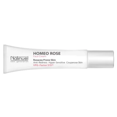 Natinuel kremas nuo kuperozės Homeo Rose, 25 ml