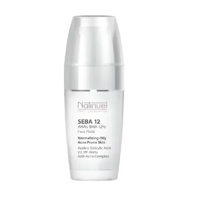 Natinuel fluidas nuo spuogų Seba Fluid AHAs - BHA 12%, 50ml