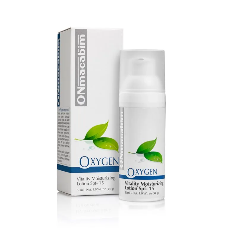 ONmacabim OXYGEN drėkinamoji emulsija SPF15, 50ml