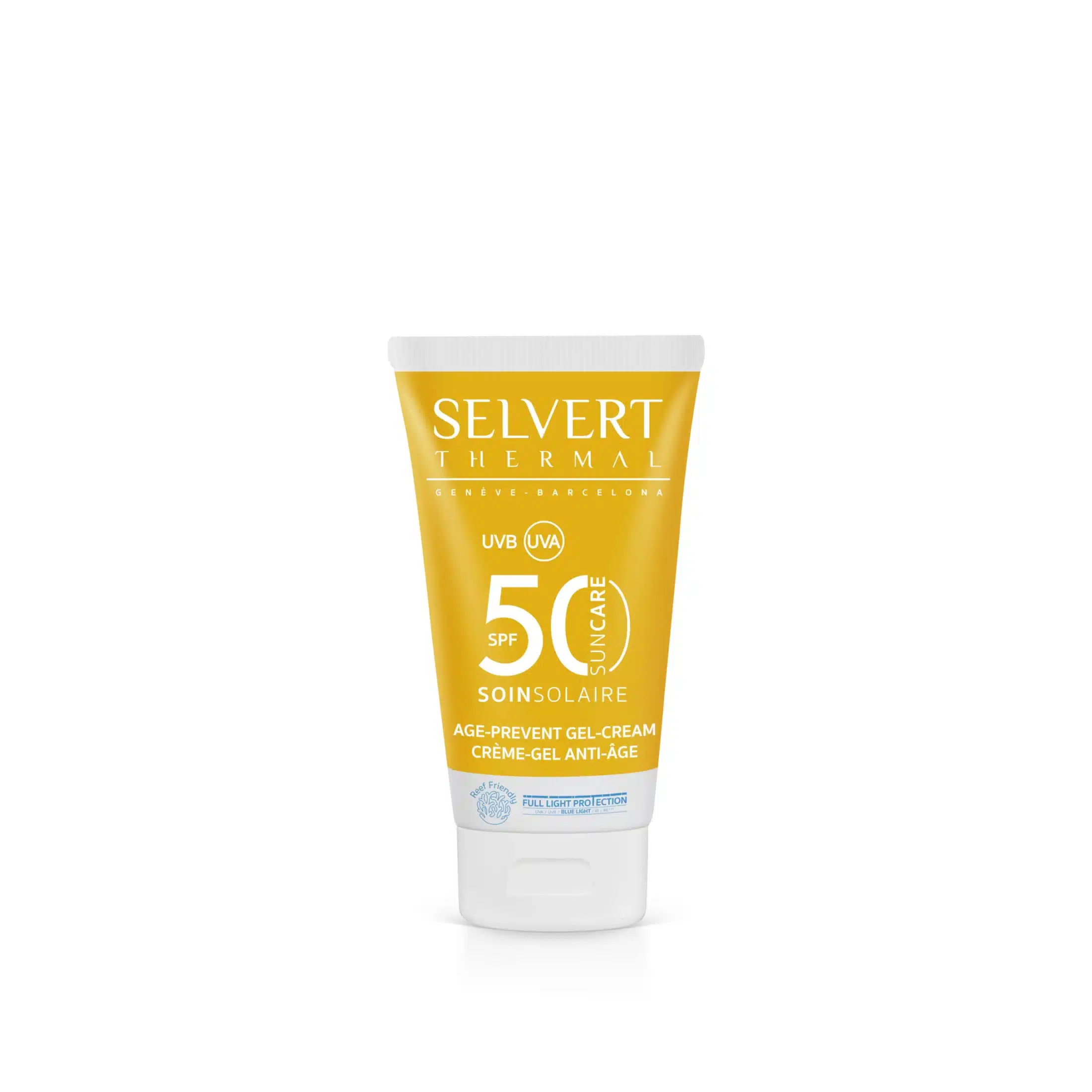 Selvert Thermal apsauginis kremas-gelis veidui SPF50, 50ml