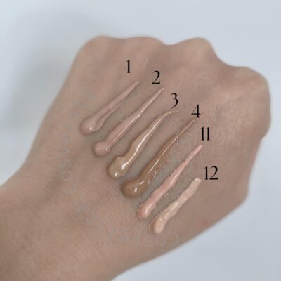 Vanish pudra spalvos