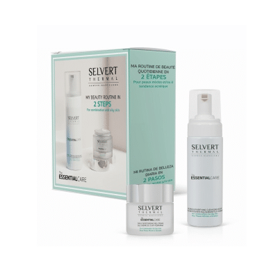 Selvert Thermal kosmetikos rinkinys mišriai, riebiai veido odai