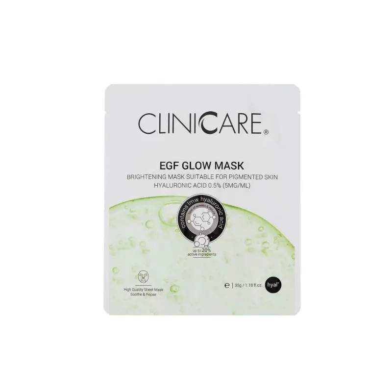 Cliniccare skaistinamoji lakštinė kaukė, 35 g