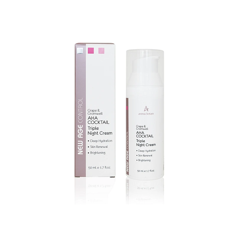 Anna Lotan New Age Control Triple Night Cream trejopo poveikio naktinis kremas, 50 ml