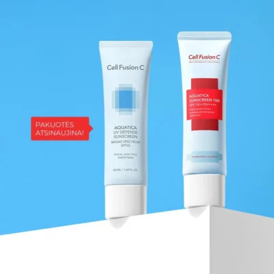 Cell Fusion C Aquatica Sunscreen SPF50 drėkinamasis kremas nuo saulės, 50 ml