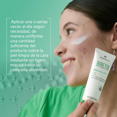 Biretix Hydramat Day SPF30 fluidas soc