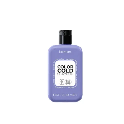 KEMON CARE COLOR COLD žvilgesio suteikiantis šampūnas šviesiems plaukams, 250ml
